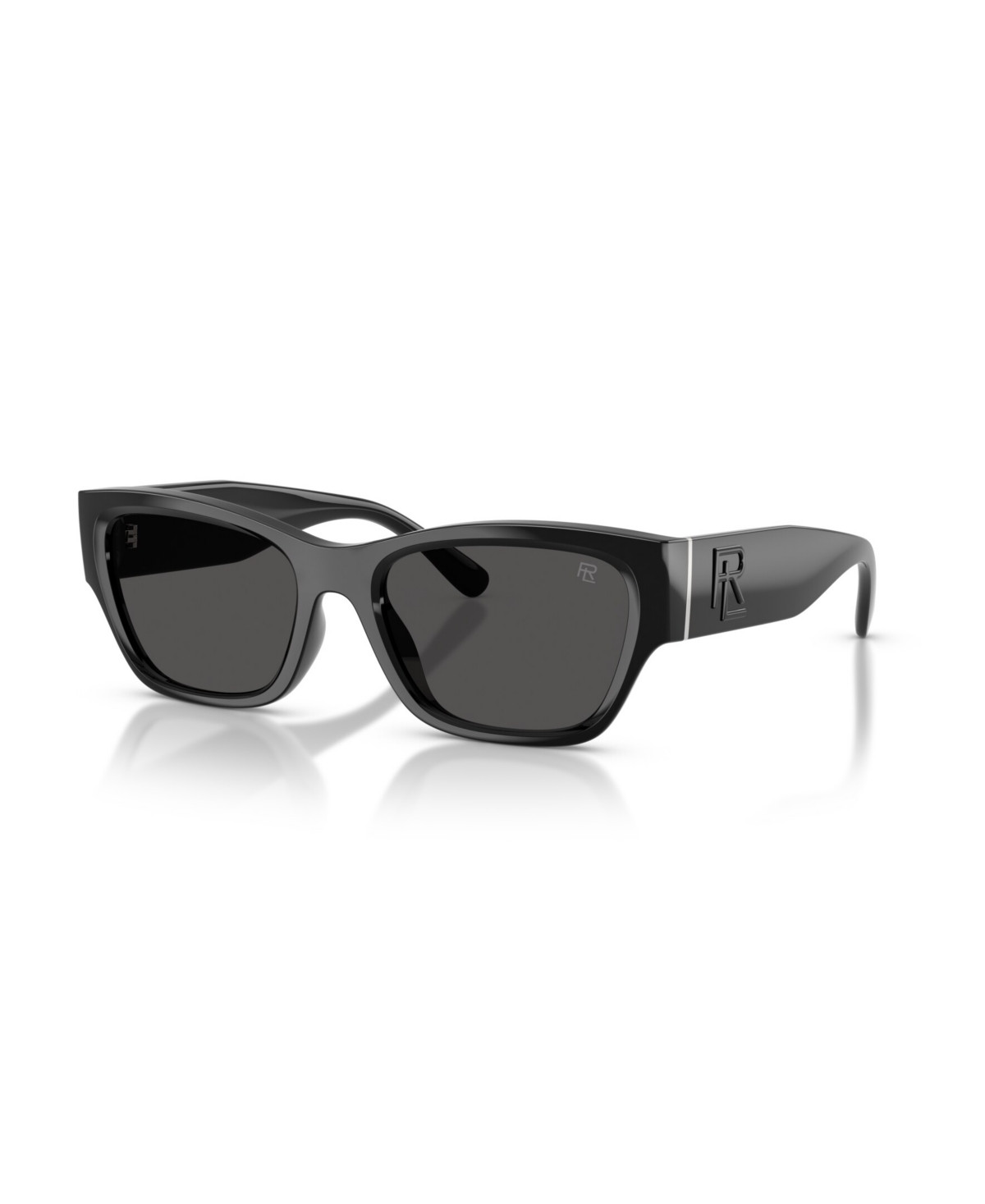 Ralph Lauren Women's Rectangle Sunglasses, RL8240U - Black | Macy's