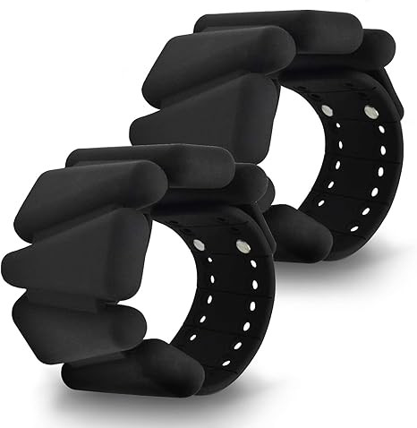KALINCO Wrist Weights, Adjustable Silicone Weight Bracelets, Wearable Ankle/Wrist Weights Suitabl... | Amazon (US)