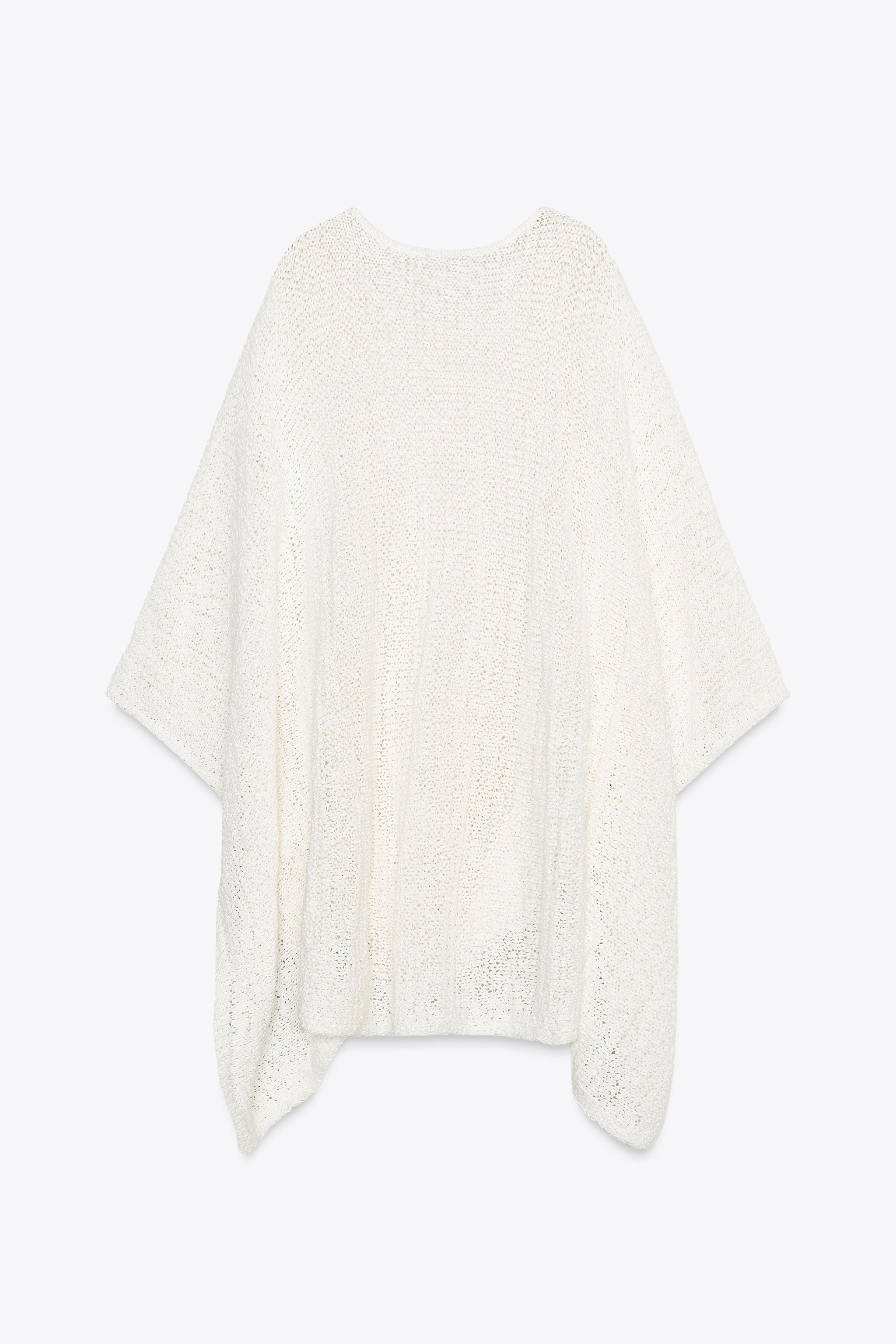 KNIT PONCHO | Zara US