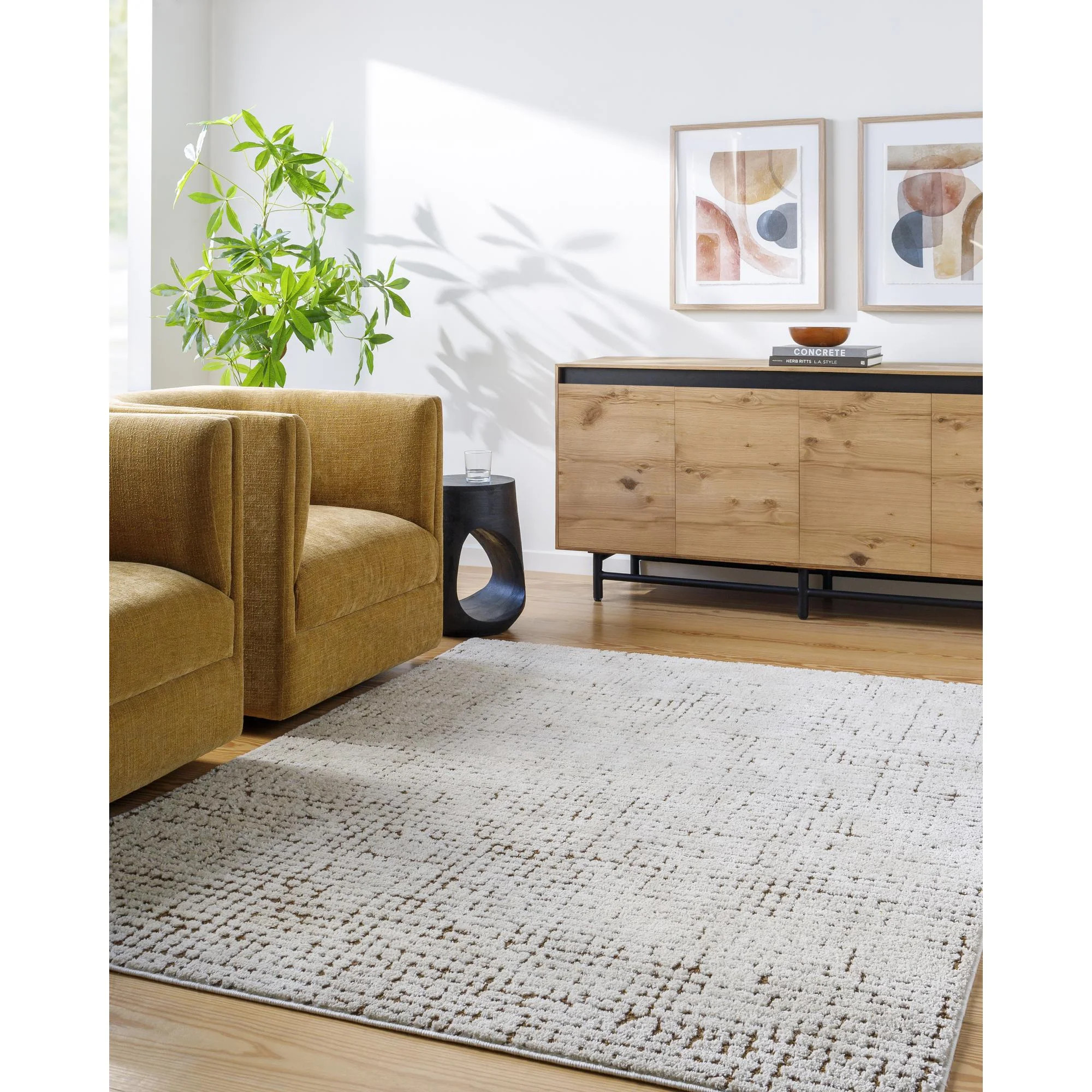 Our PNW Home x Surya Cascade Minimalist Area Rug, 2'7" x 7'3", Brown - Walmart.com | Walmart (US)