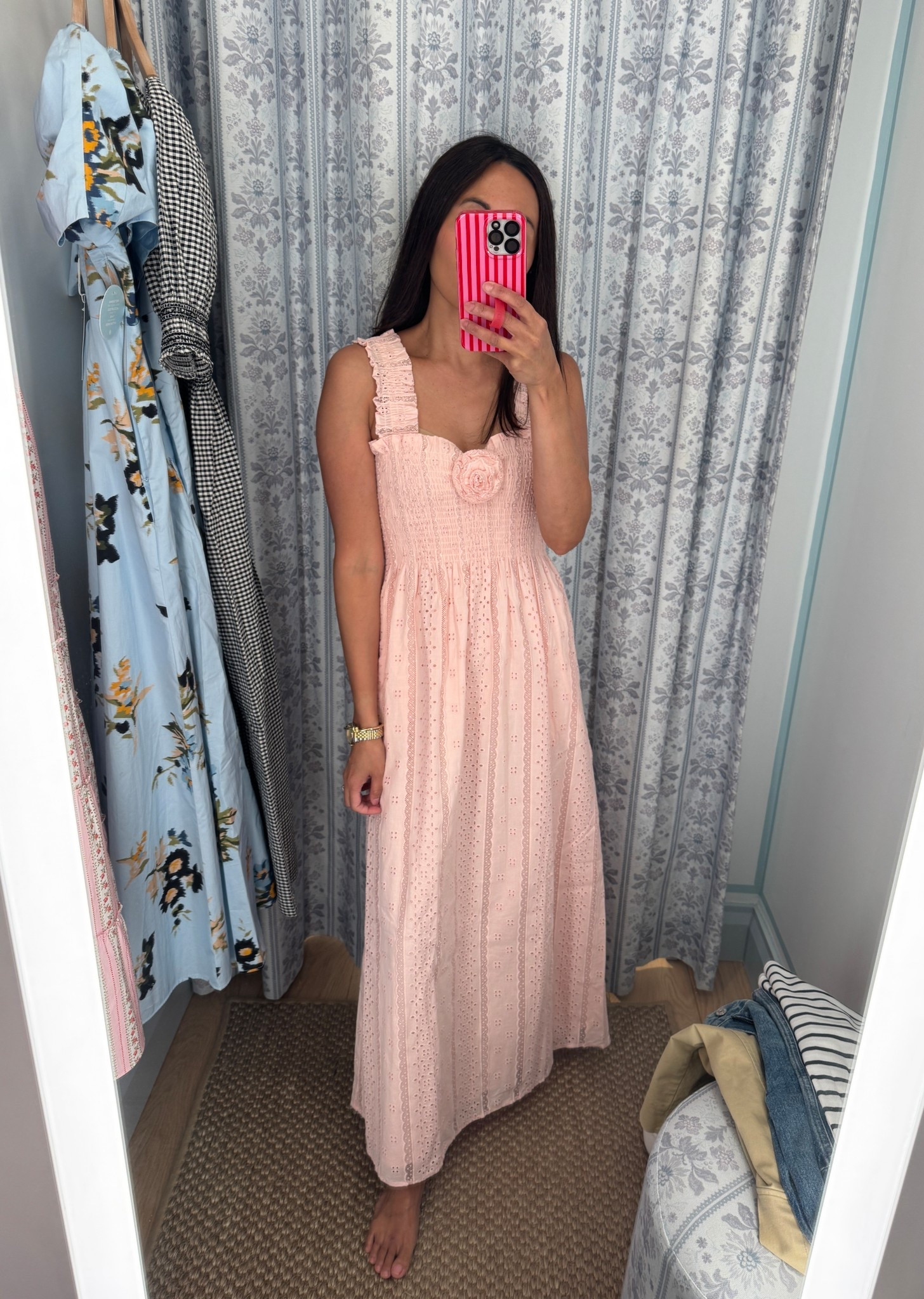 Mom graduation dress. Wedding guest dress. Social event dress. 
I love this dress. The style is so pretty especially with the sweetheart neckline. Material is really good. Pockets. 
True to size. Longer on me than intended, but I would probably wear a low heel mule  

#LTKWedding #LTKOver40