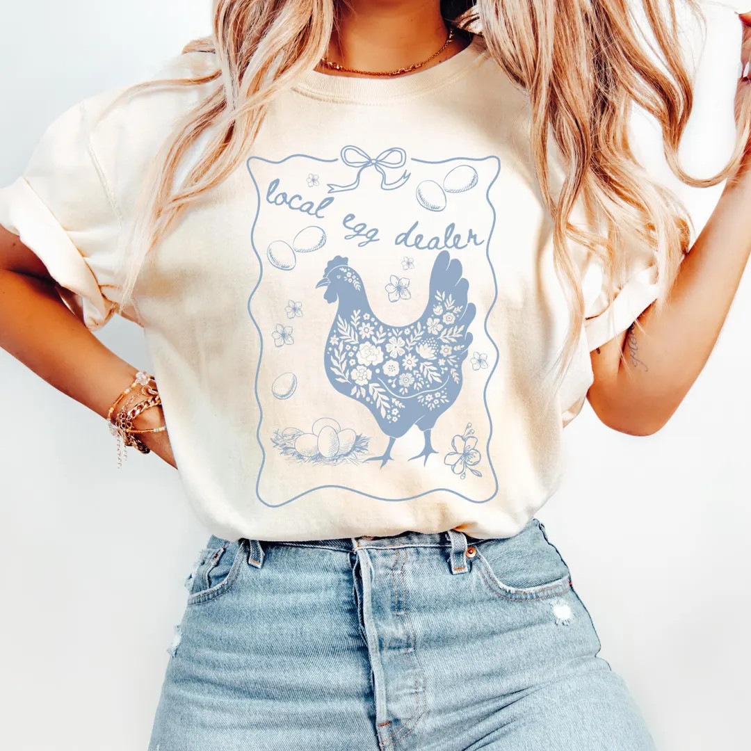 Local Egg Dealer Shirt, Homesteader Shirt, Chicken Shirt, Farm Lover Shirt, Egg Dealer Shirt, Far... | Etsy (US)