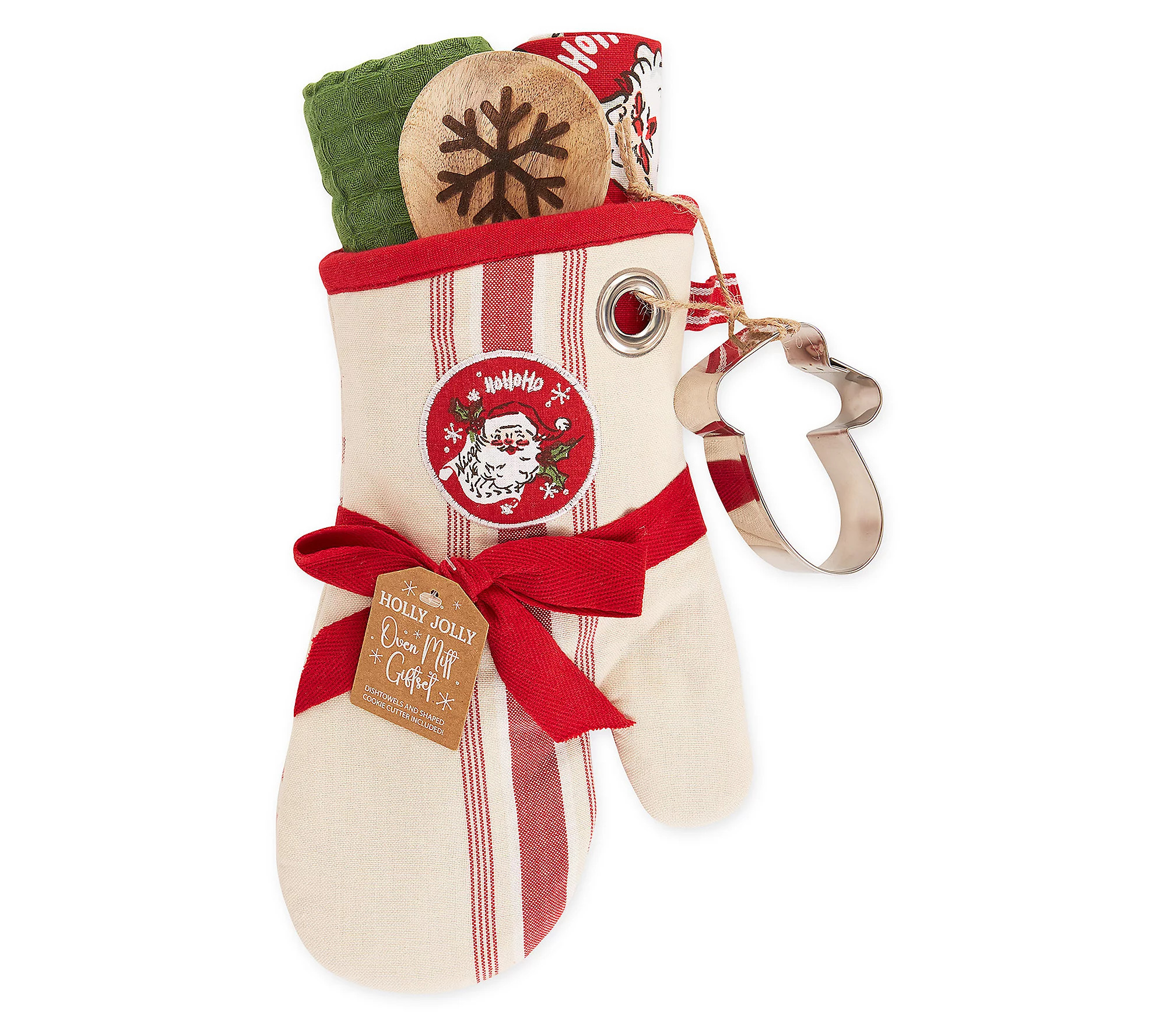 Design Imports Jolly Santa Kitchen Gift Set | QVC