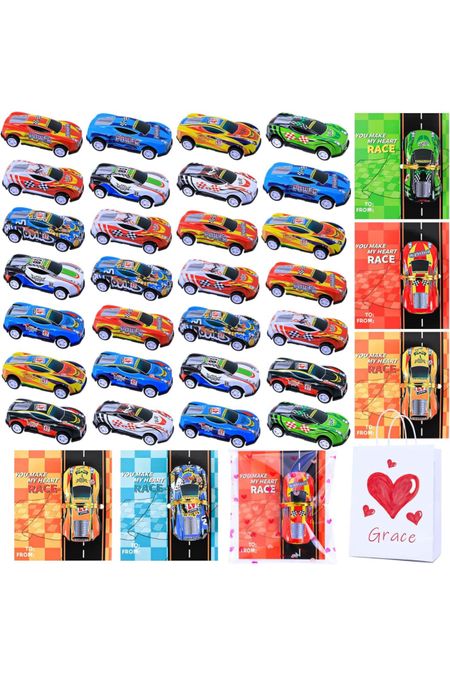 Snag the perfect Valentines Day Cards with Race Cars Toys! This 28 pack includes 114 pieces! 

#LTKSeasonal #LTKsalealert #LTKkids