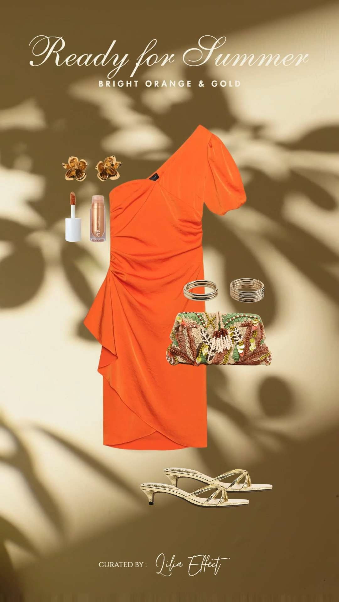 Ready for summer — bright orange & gold 🧡✨ The perfect combo for a bold, glowing look that feels vibrant, warm, and made for sunny days.
 

 #LTKgrwm #LTKootd #LTKBeauty