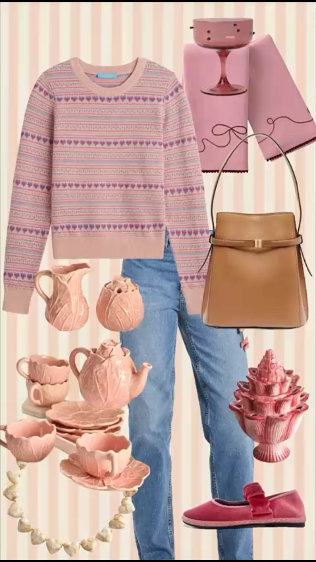Valentine’s Day outfit! Heart sweater, pink cabbageware, tulipierre, handbag, cocktail glasses, target finds, target home, target jeans, qvc finds, Draper James, toteme, amazon finds, bow cocktail napkins

#LTKGiftGuide