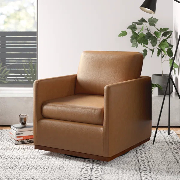 Assiatou Wide Swivel Arm Chair | Wayfair North America