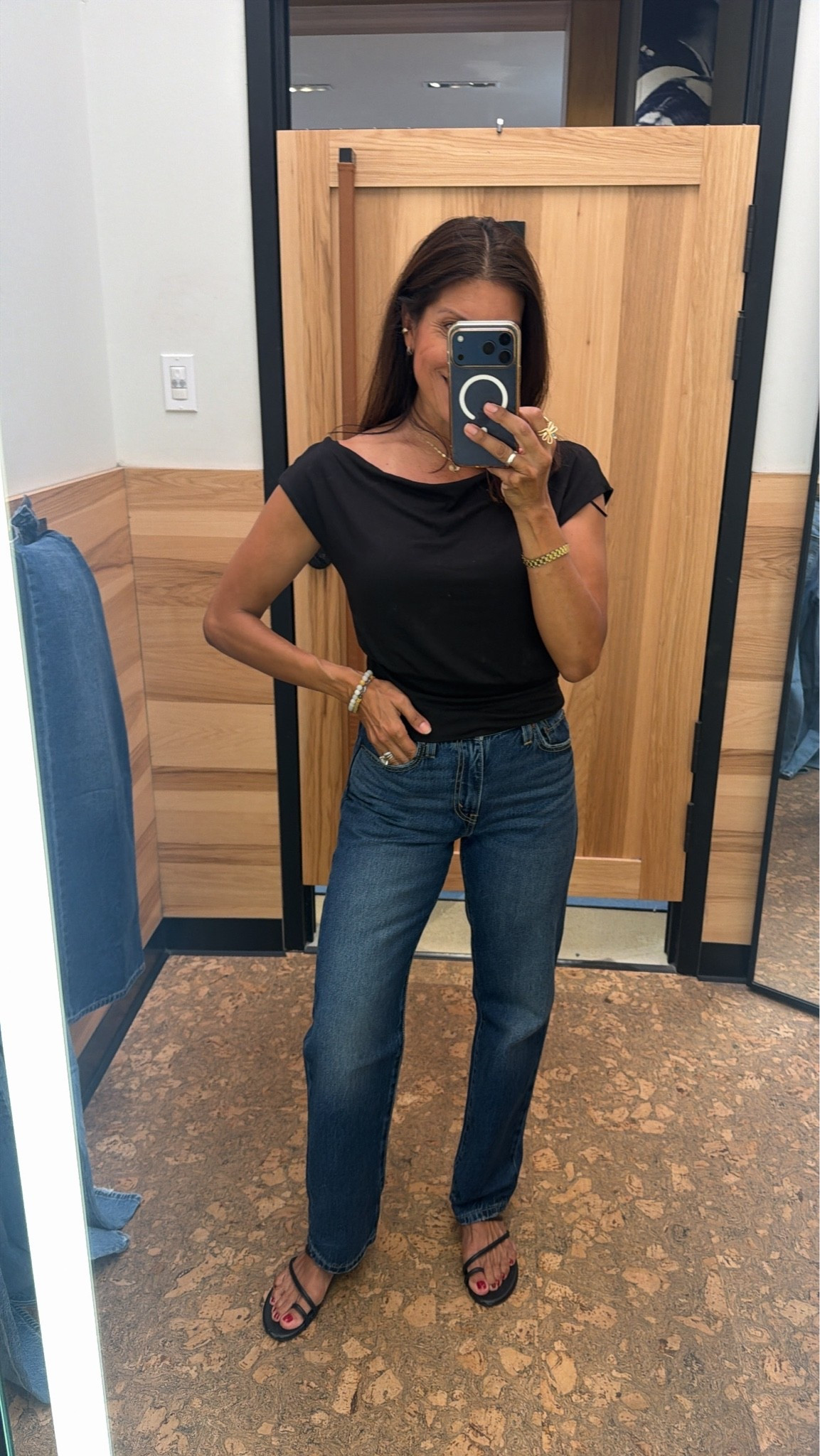Nice easy dad fit jeans @levi 
Wearing 25 

Fall fashion over 50

#LTKPetite #LTKSeasonal #LTKOver40