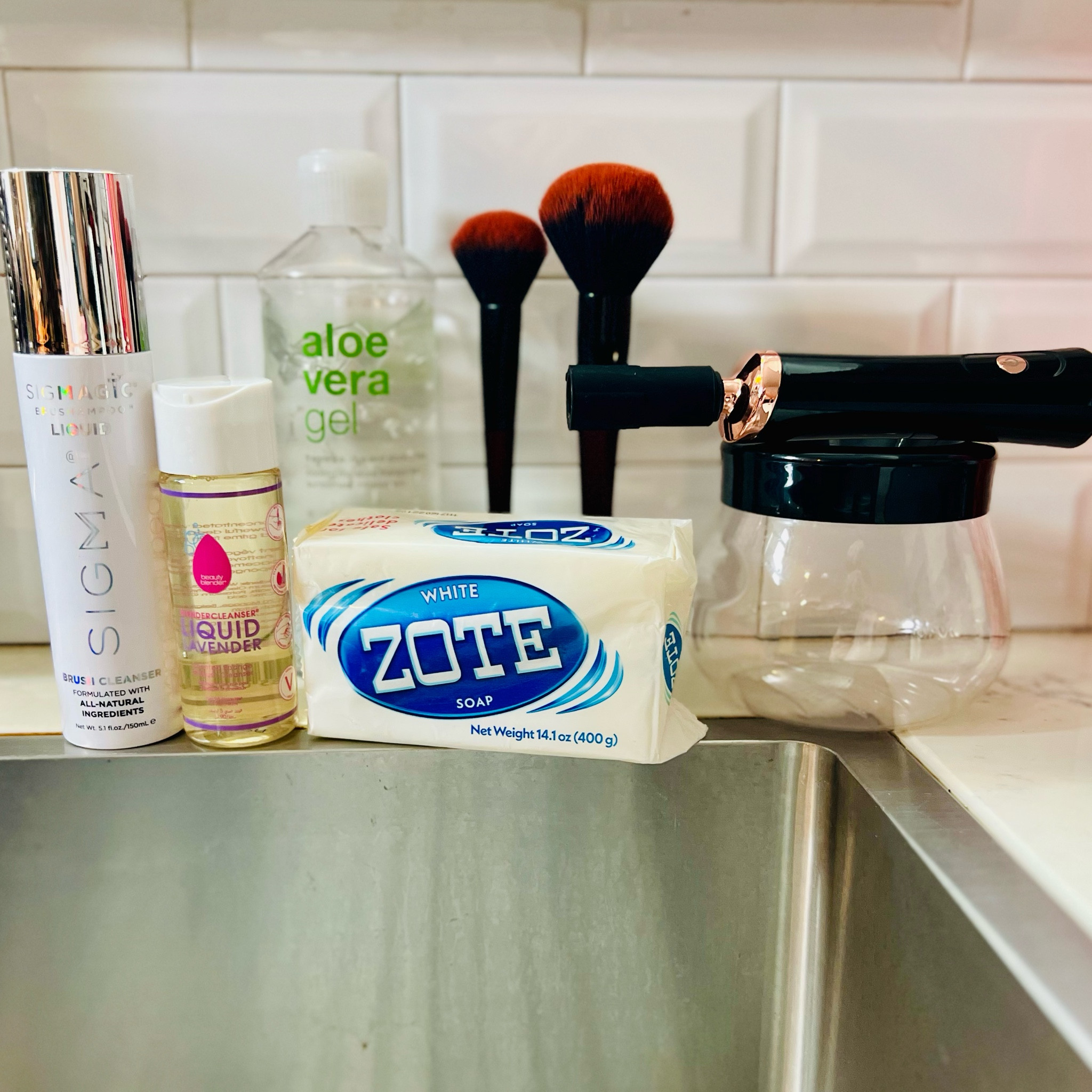 My go to supplies for deep cleaning makeup brushes!!!  

#LTKbeauty