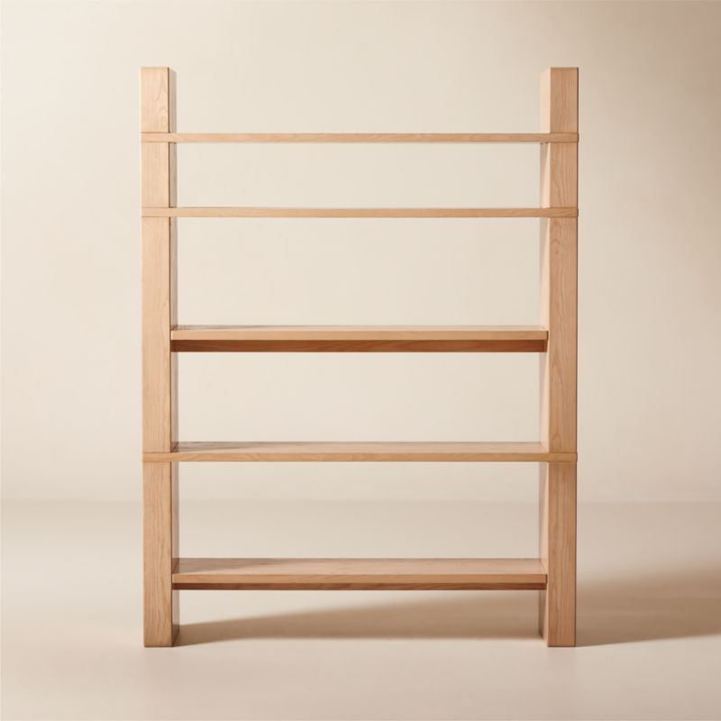 Varri Ash Wood Tall Bookcase | CB2 | CB2