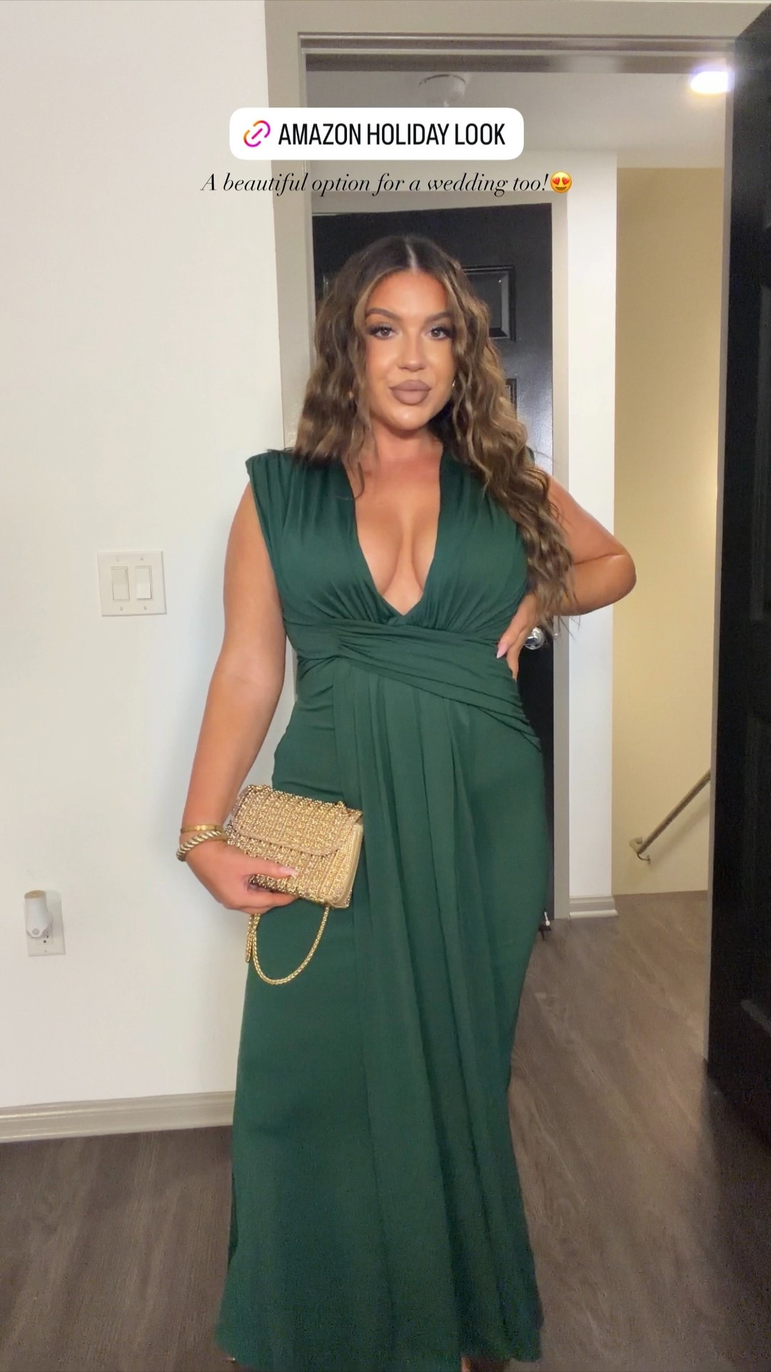 Amazon Winter Holiday look, also a beautiful option for a wedding too! Wearing my reg L! 😍

#LTKMidsize #LTKHoliday