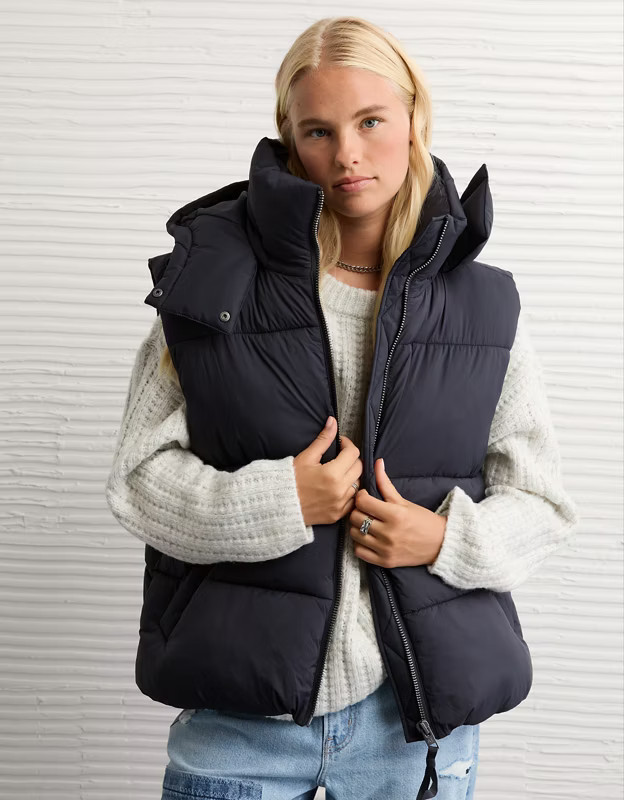 AE Technical Puffer Vest | American Eagle Outfitters (US & CA)