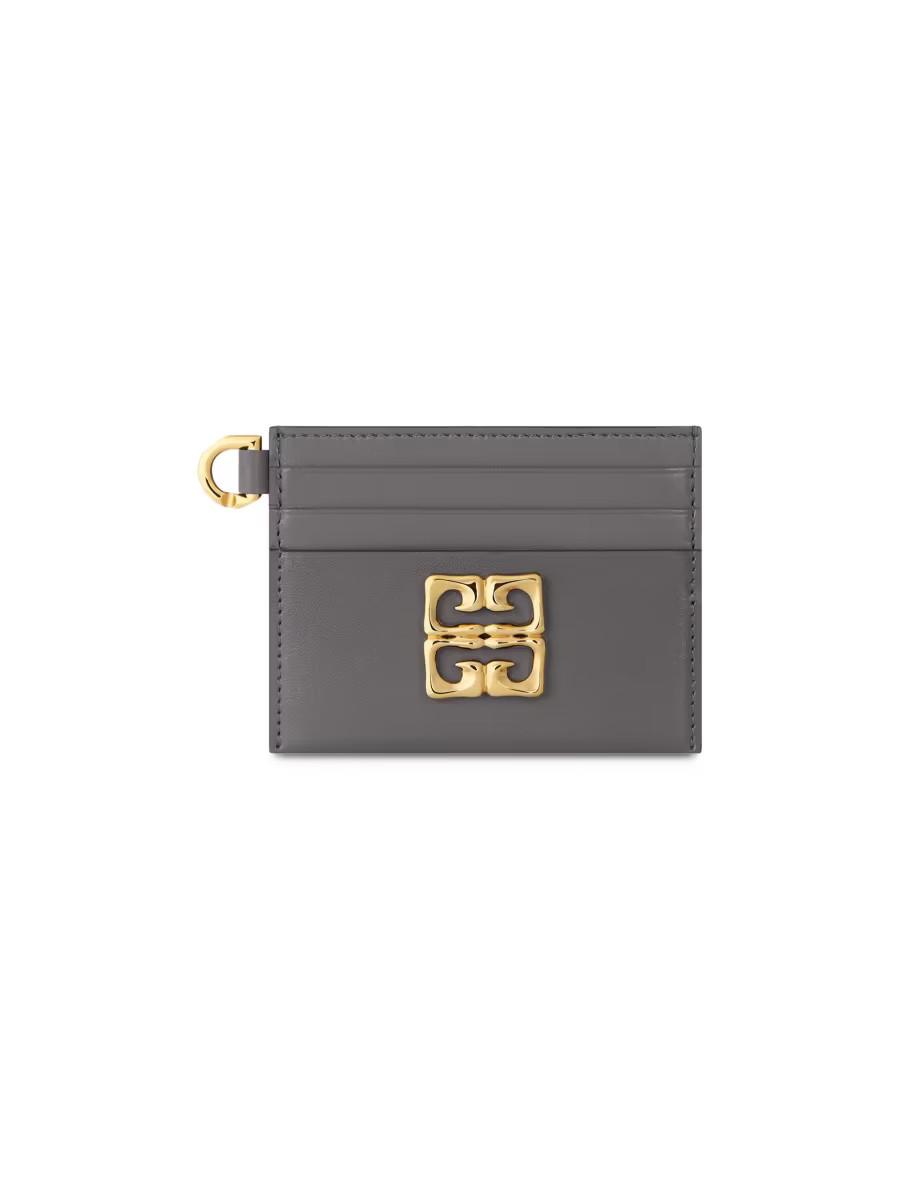 Plage 4G Card Holder in Box Leather | Saks Fifth Avenue
