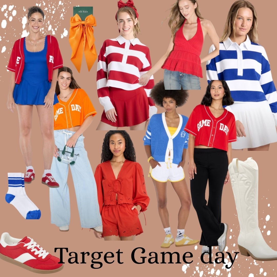 Well done Target! #gameday collection for sports games. #target #targetfind #targetstyle #highschool #college #momstyle #teen #famedayoutfit #gamedaygear #targetoutfit