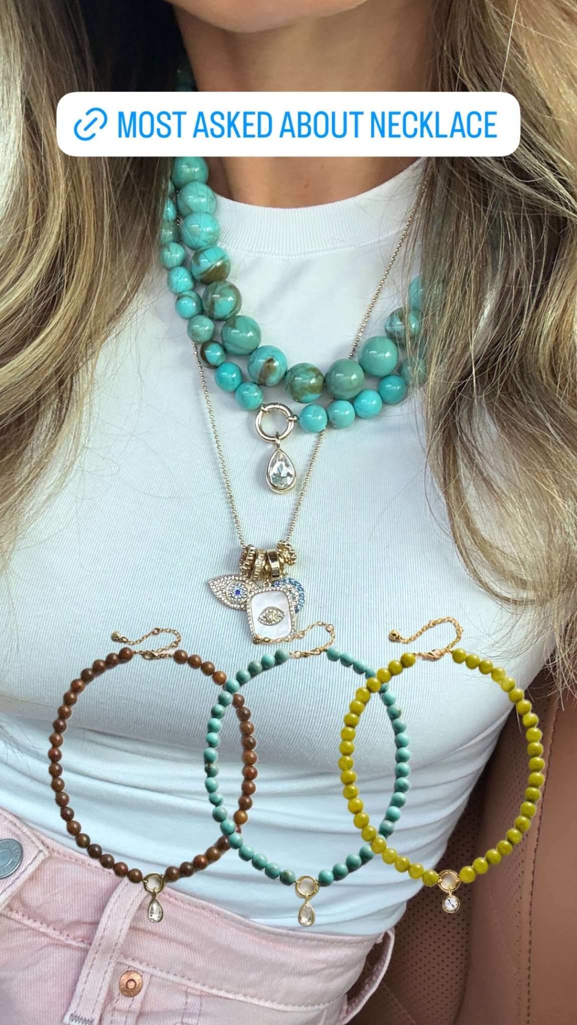My most asked about necklaces I love these layered together and come in more colors

#LTKSeasonal #LTKOver40