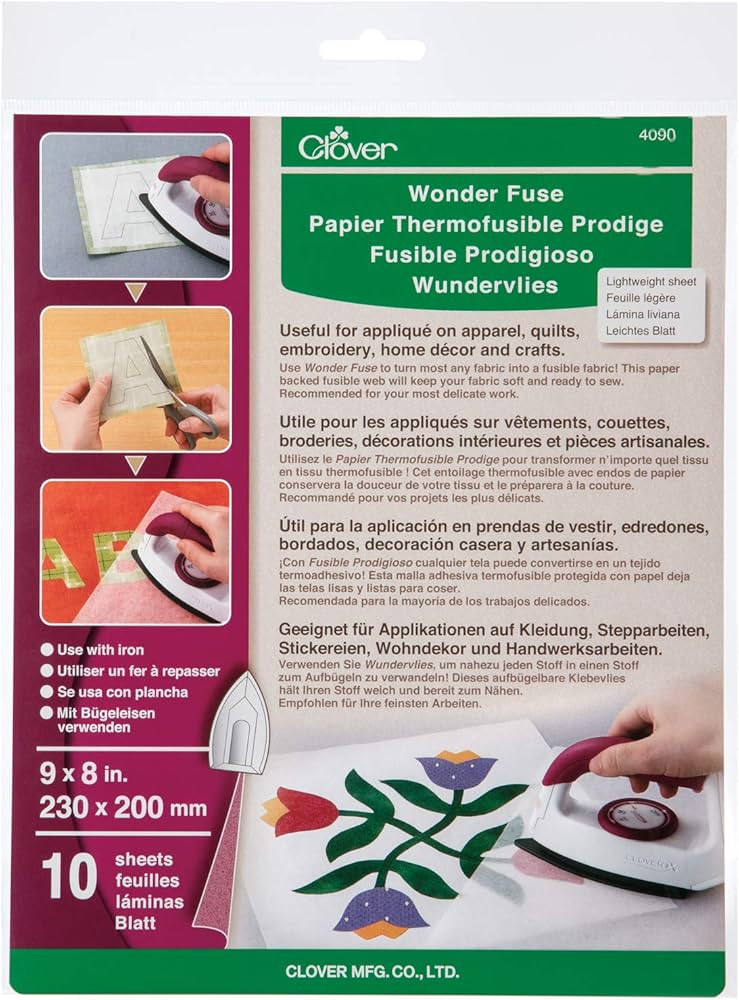 Clover Wonder Fuse Notion, White, 9" Height, 8" Length, 0.2" Width | Amazon (US)