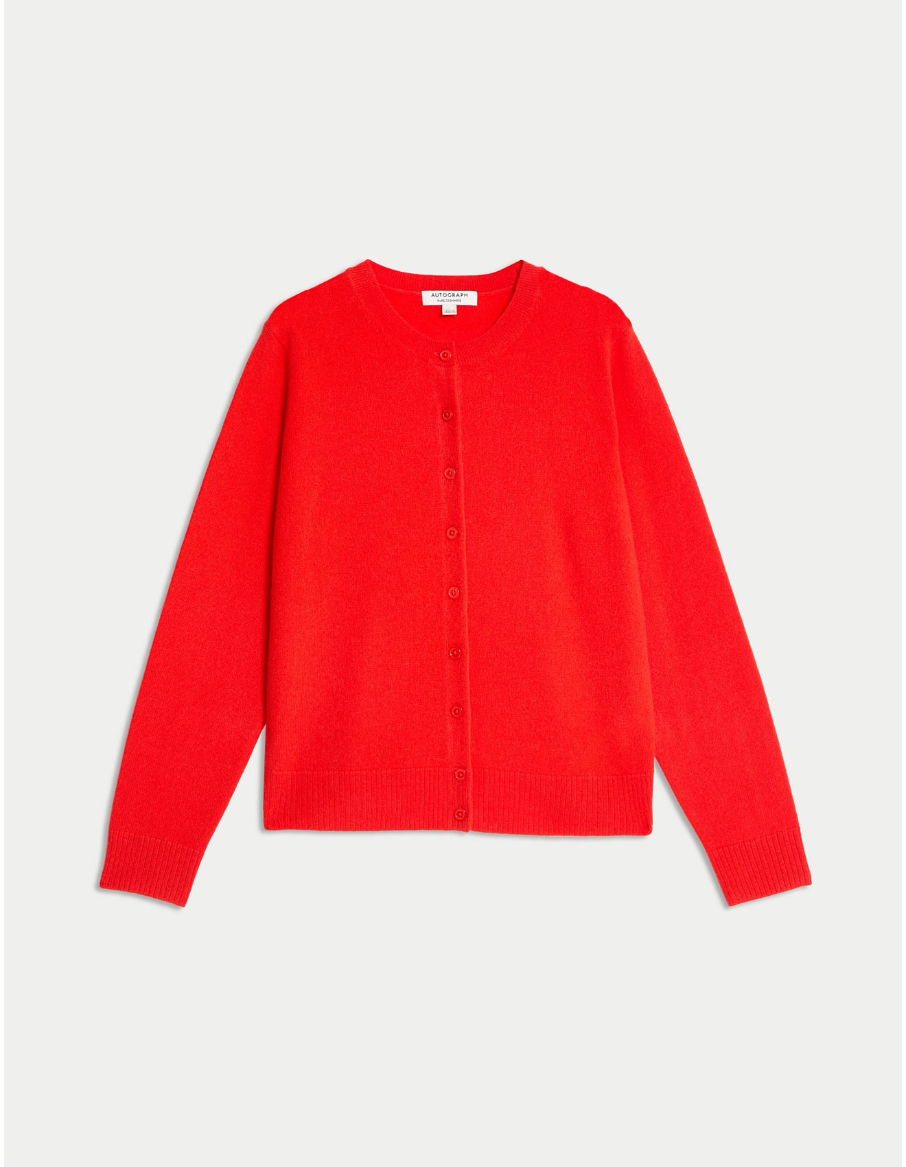 Pure Cashmere Crew Neck Relaxed Cardigan | David Jones (Australia & New Zealand)