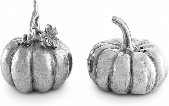 Pumpkin Salt and Pepper Shaker Set | Harvest Collection | Solid Pewter | Autumn Table Decor | 2.5... | Amazon (US)