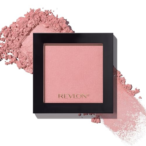 Revlon Powder Blush Face Makeup, High Impact Buildable Color, Lightweight & Smooth Finish, 004 Rosy Rendezvous, 0.17 oz | Amazon (US)
