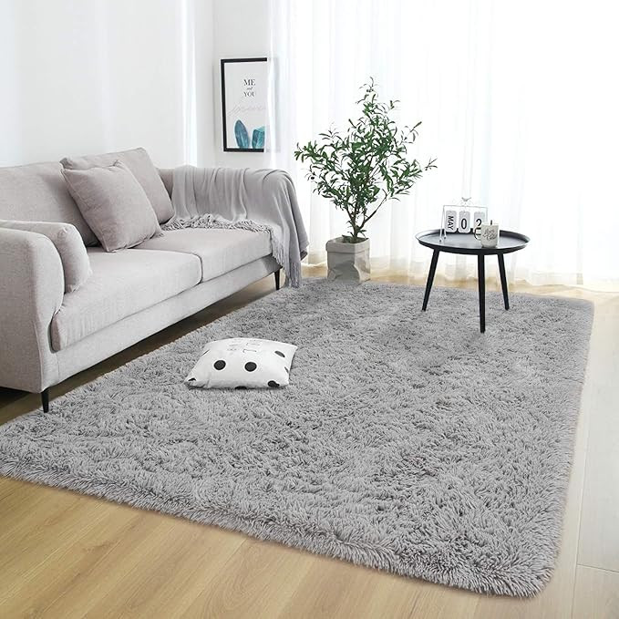 Rostyle Super Soft Fluffy Area Rugs for Bedroom Living Room Shaggy Floor Carpets Shag Christmas R... | Amazon (US)
