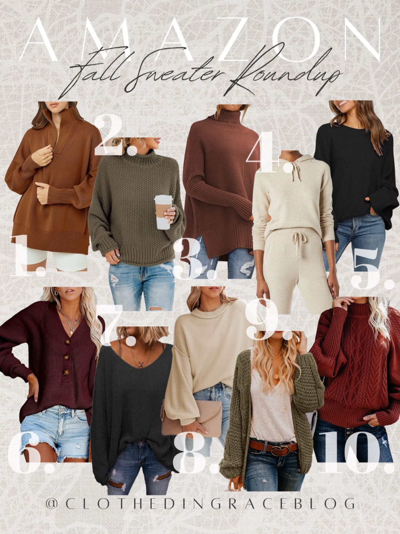 Amazon sweater roundup 