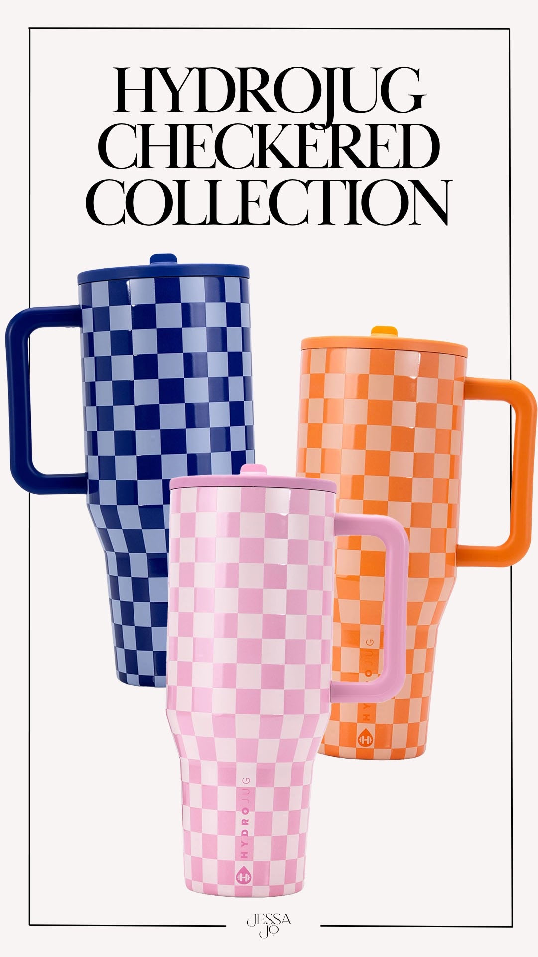 Hydrojug checkered collection. Hydrojug new arrivals. Checkered tumbler.

#LTKgrwm #LTKSeasonal #LTKdayinmylife
