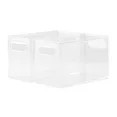 The Home Edit Clear Plastic Narrow Storage Bins, Set of 4 | Walmart (US)