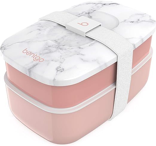 Bentgo Classic - All-in-One Stackable Bento Lunch Box Container - Modern Bento-Style Design Inclu... | Amazon (US)