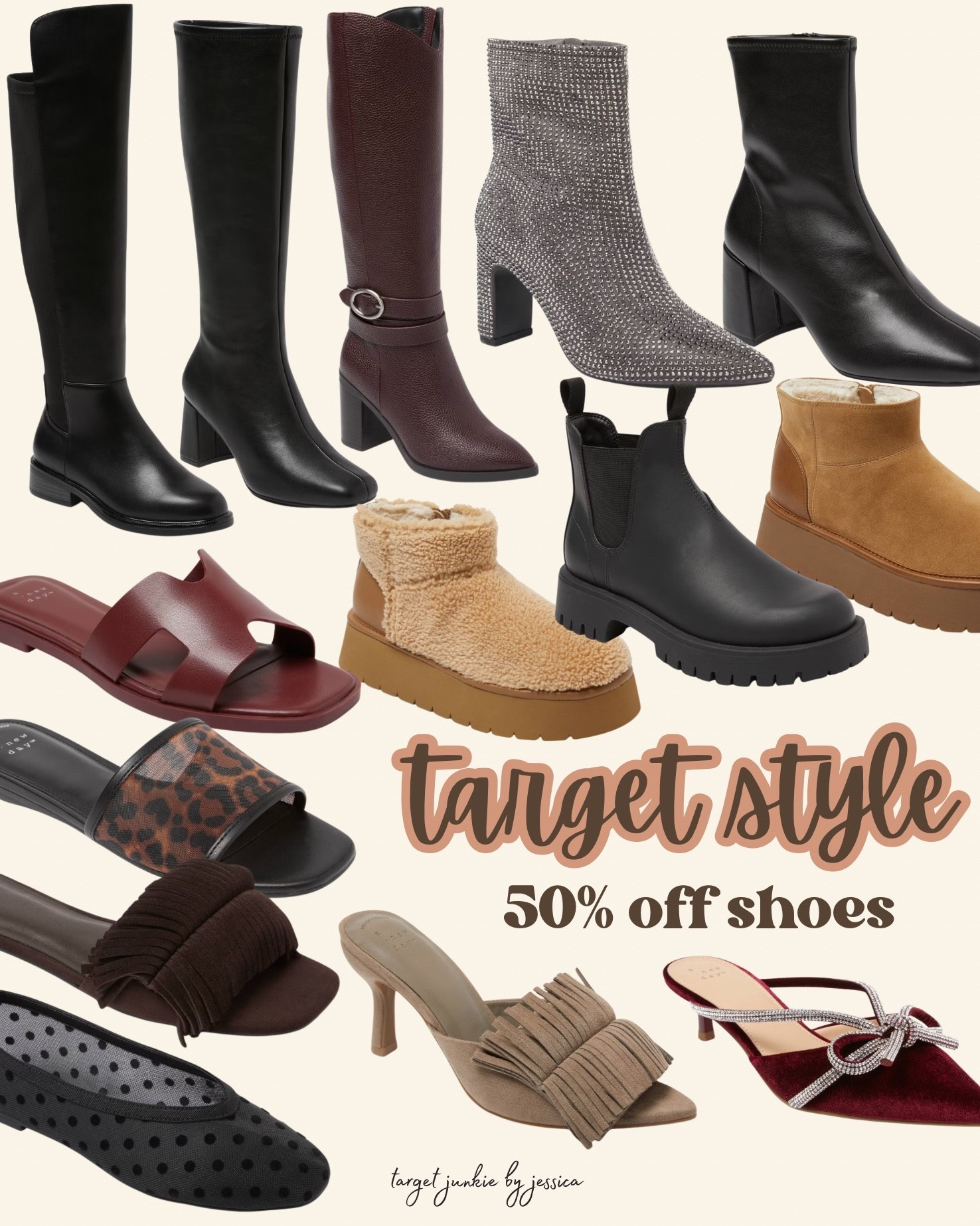 Cyber Monday deals are live!! Save 50% off women’s shoes today and tomorrow (12/1)

#targetdeals #targetcybermonday #targetsale #targetstyle #targetfashion

#LTKCyberWeek #LTKSaleAlert