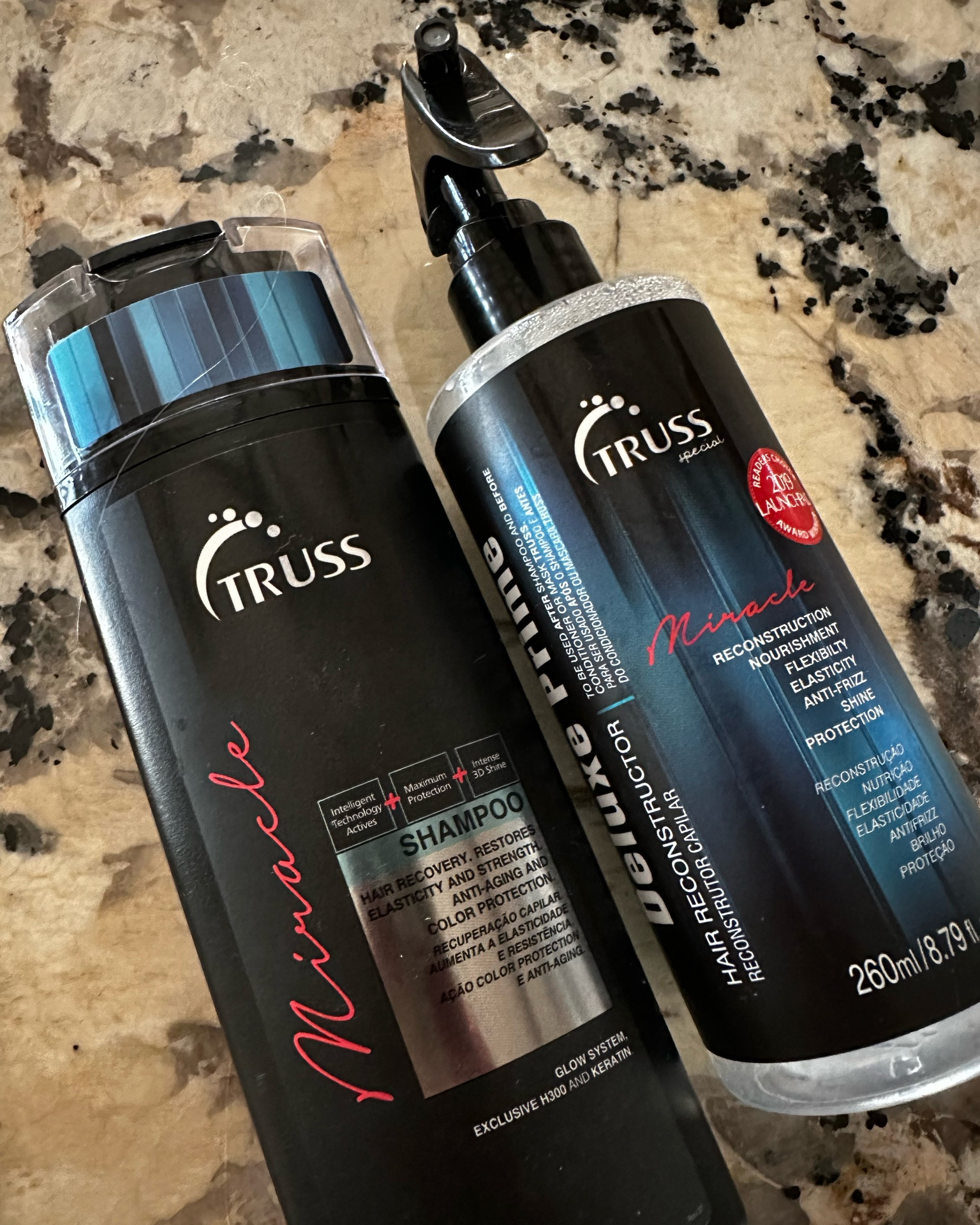 FAVORITE HAIR products… finished these two Truss products up… I can barely wait until tomorrow to replenish them… a must have if you want silky smooth frizz free hair… I love the Miracle and Frizz line!! SO GOOD!! Great gift idea!! #LTKhair #LTKtrends #trusshaircare 

#LTKGiftGuide #LTKstyletip #LTKbeauty