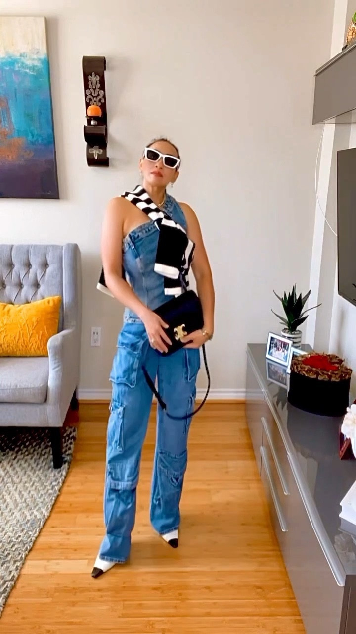 Transitional Denim Outfit 
#transitionaloutfit
#denimlook
#denimondenim
