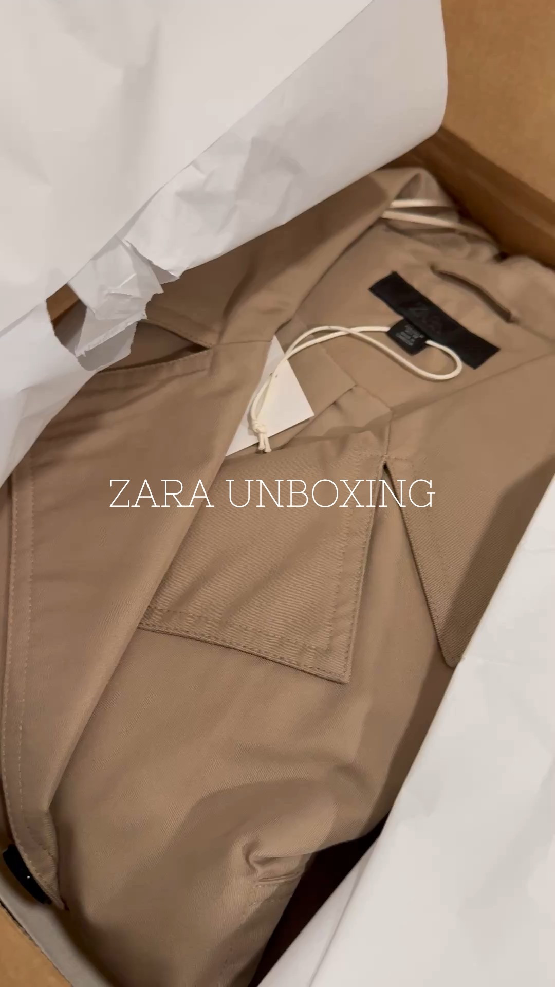 Zara Unboxing - the viral cropped trench coat! 

It's so good!  Fit is TTS.  
And is definitely cropped. 

Love the taupe brown color! 

Fall jackets // fall outfits // Zara coat // Zara trench coat 
#zara

#LTKFindsUnder100 #LTKStyleTip #LTKWorkwear