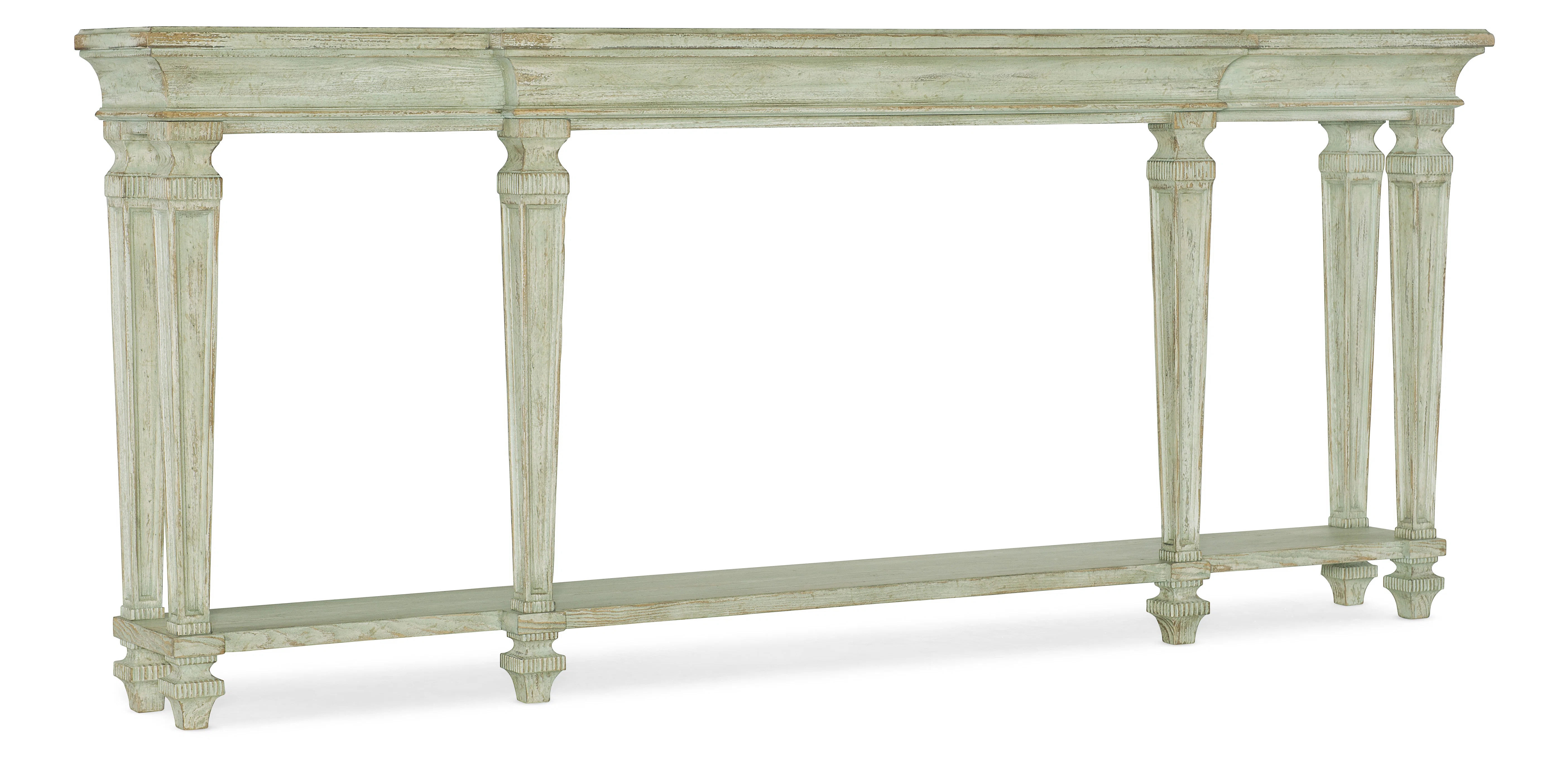Traditions 78'' Solid Wood Top Console Table | Wayfair North America