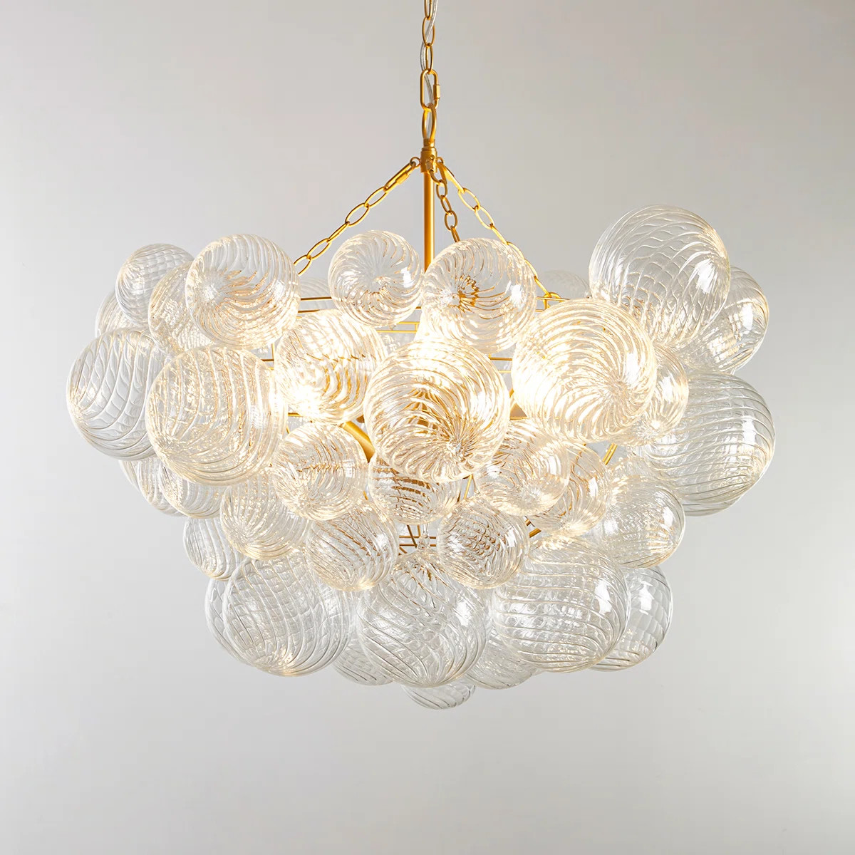 Mercer41 Yavette 6 - Light Dimmable Modern Cluster Glass Chandelier | Wayfair | Wayfair North America