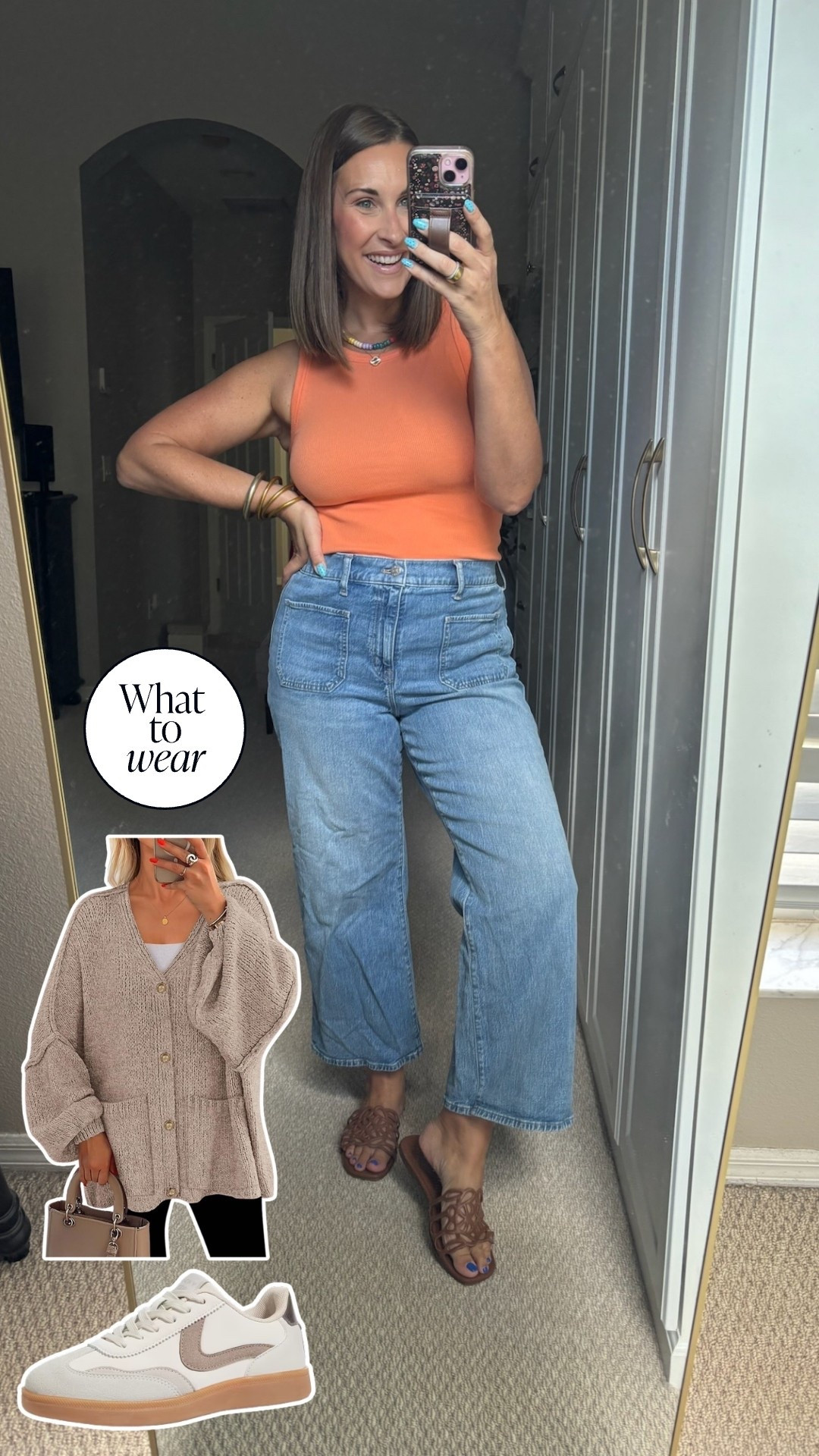 This look is made for those warm-now, cooler-later fall days! 🍂 Wear it as-is now, then add the cozy cardigan and sneakers when it gets cooler!!

#LTKootd #LTKSaleAlert #LTKSeasonal