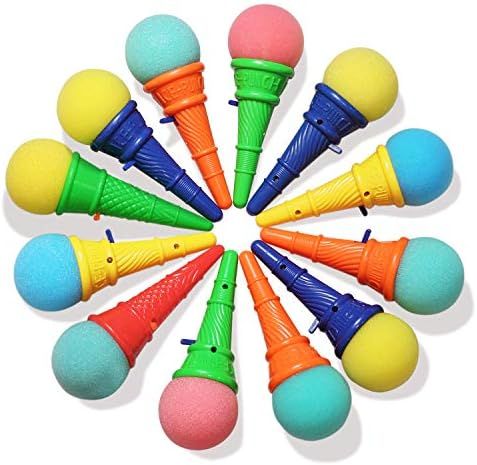 Novelty Place Ice Cream Shooters Toy (Pack of 12) - Squeeze N' Pop Game - Multi-Color Icecream Co... | Amazon (US)