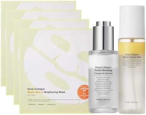 SUNGBOON EDITOR Radiant Collagen Trio: Serum Mist & Niacin-Vita C Mask(4ea) & Cream in Serum, Hyd... | Amazon (US)