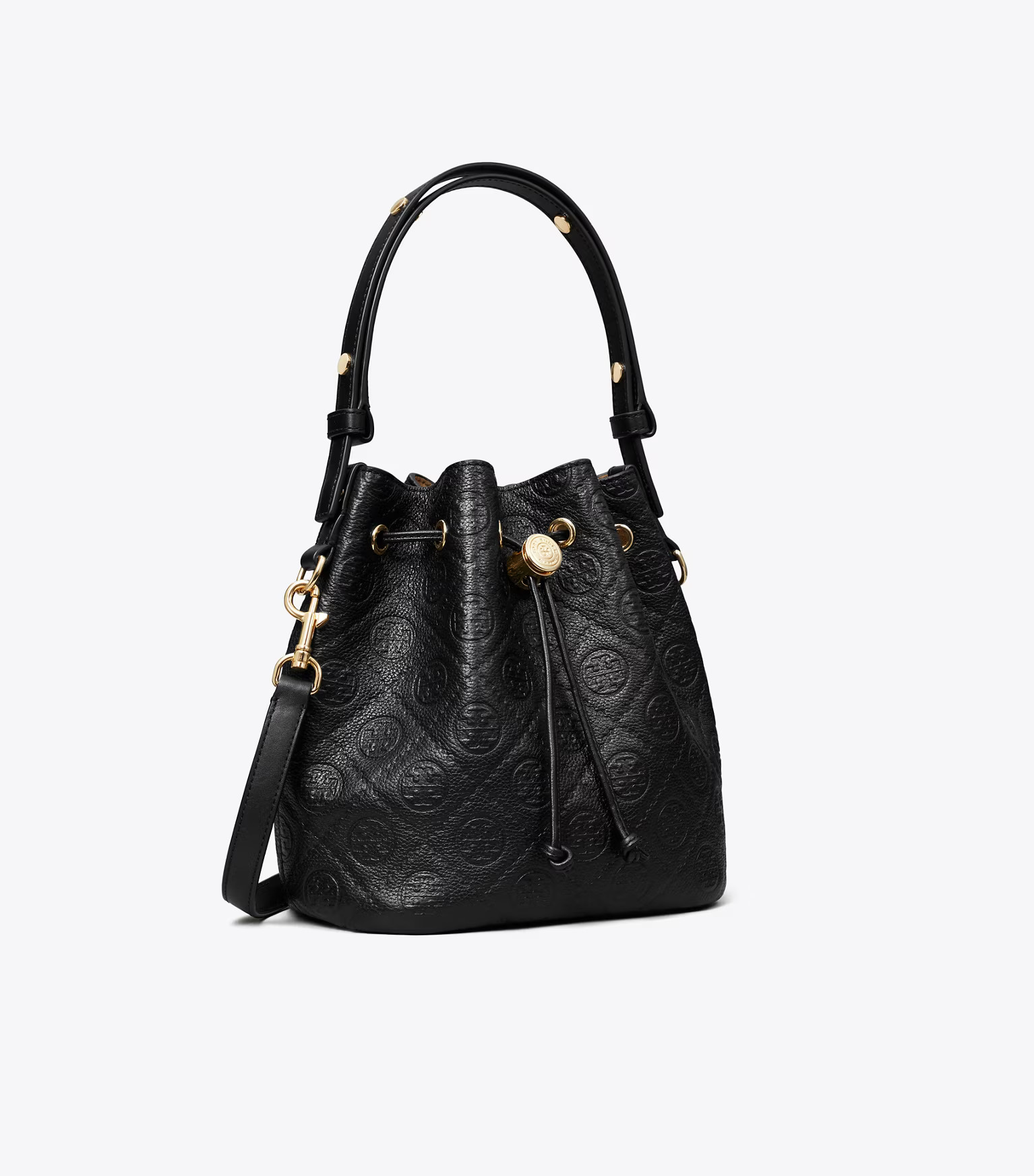 T MONOGRAM PEBBLE BUCKET BAG | Tory Burch (US)