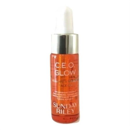 Sunday Riley C.E.O Glow Vitamin C + Turmeric Face Oil Travel Size .17 Oz (5 ml) | Walmart (US)