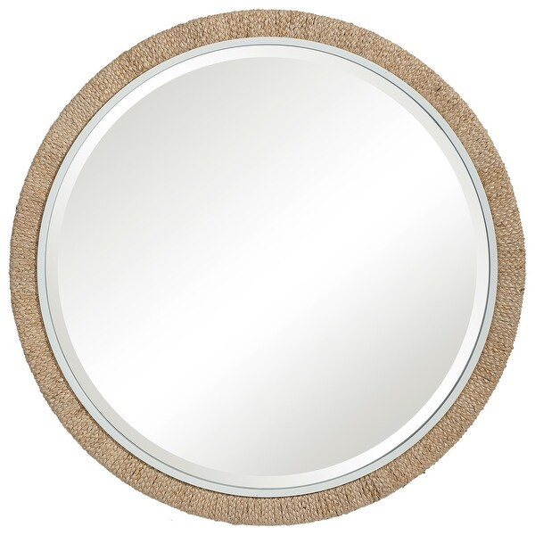 Uttermost Carbet Round Rope Mirror | Bed Bath & Beyond