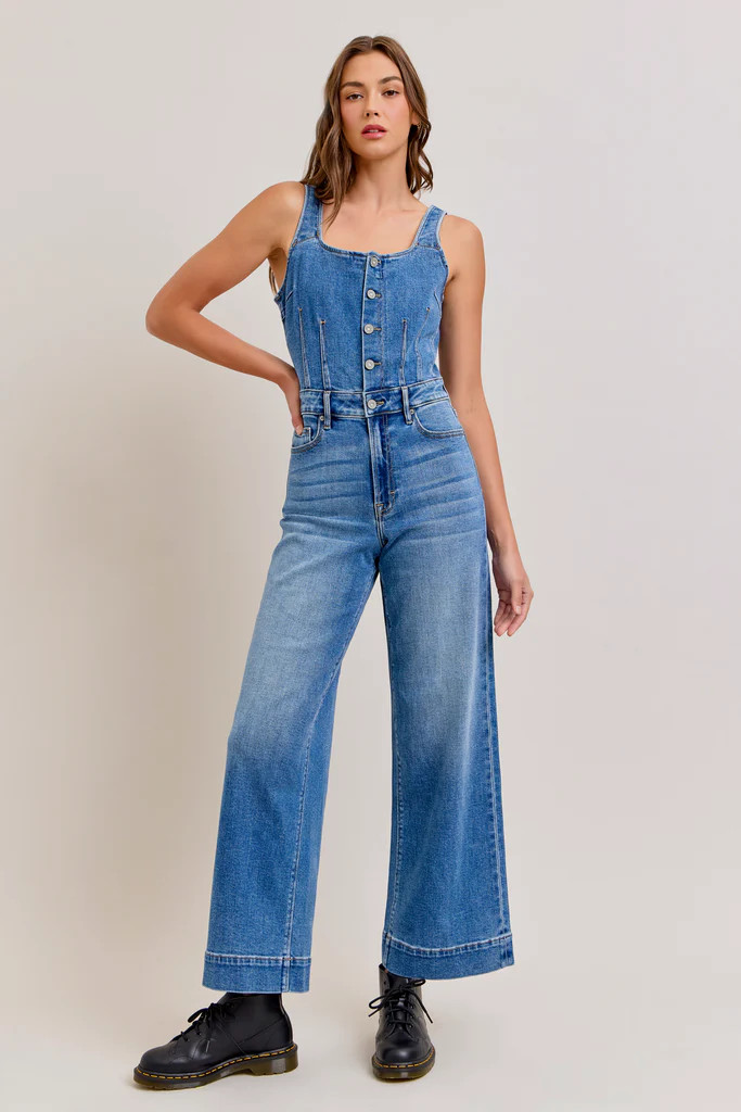 Medium Stretch Fashion Jumpsuit | Hidden Jeans