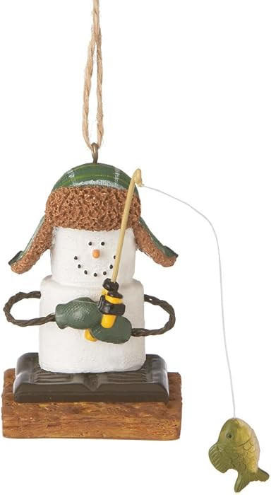 Midwest CBK S'mores Ice Fisherman Resin Christmas Ornament | Amazon (US)