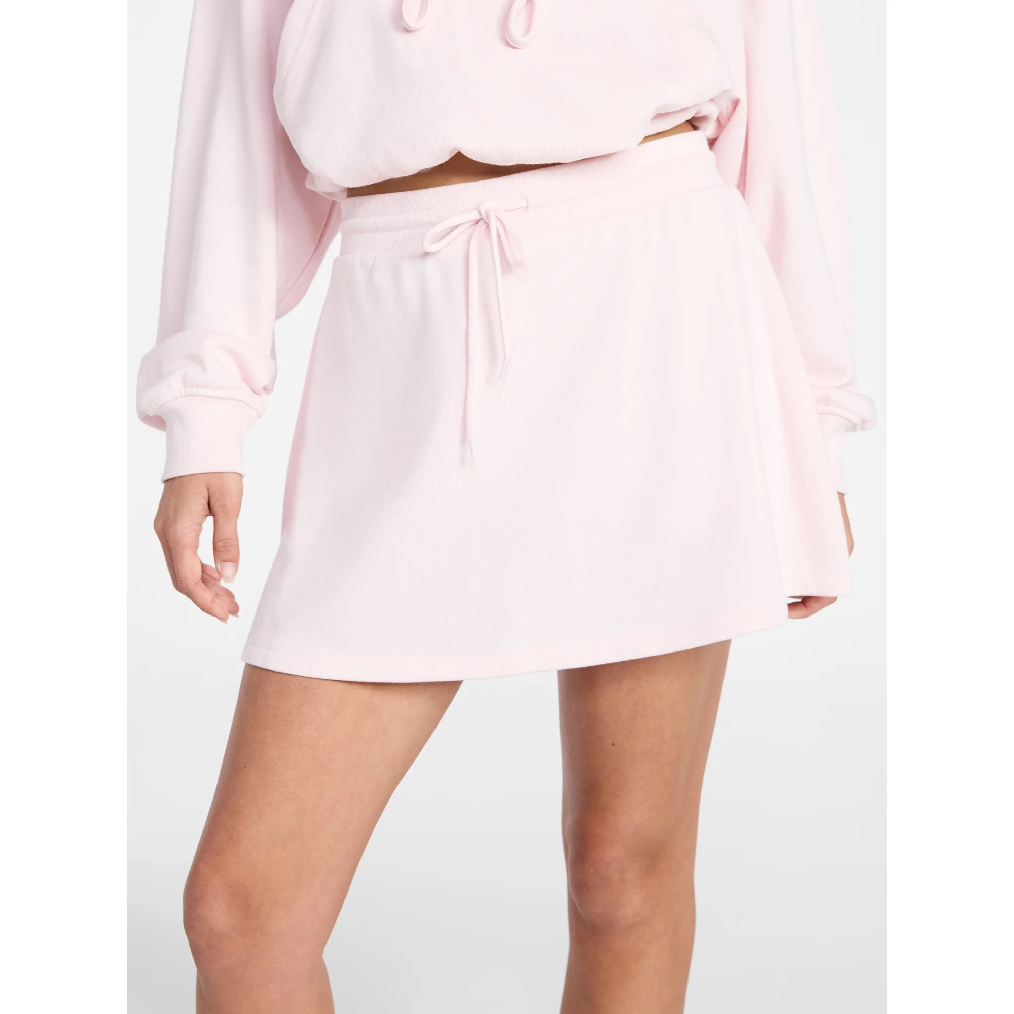 No Boundaries Fleece Drawstring Skort, Women’s Sizes XXS-XXL | Walmart (US)