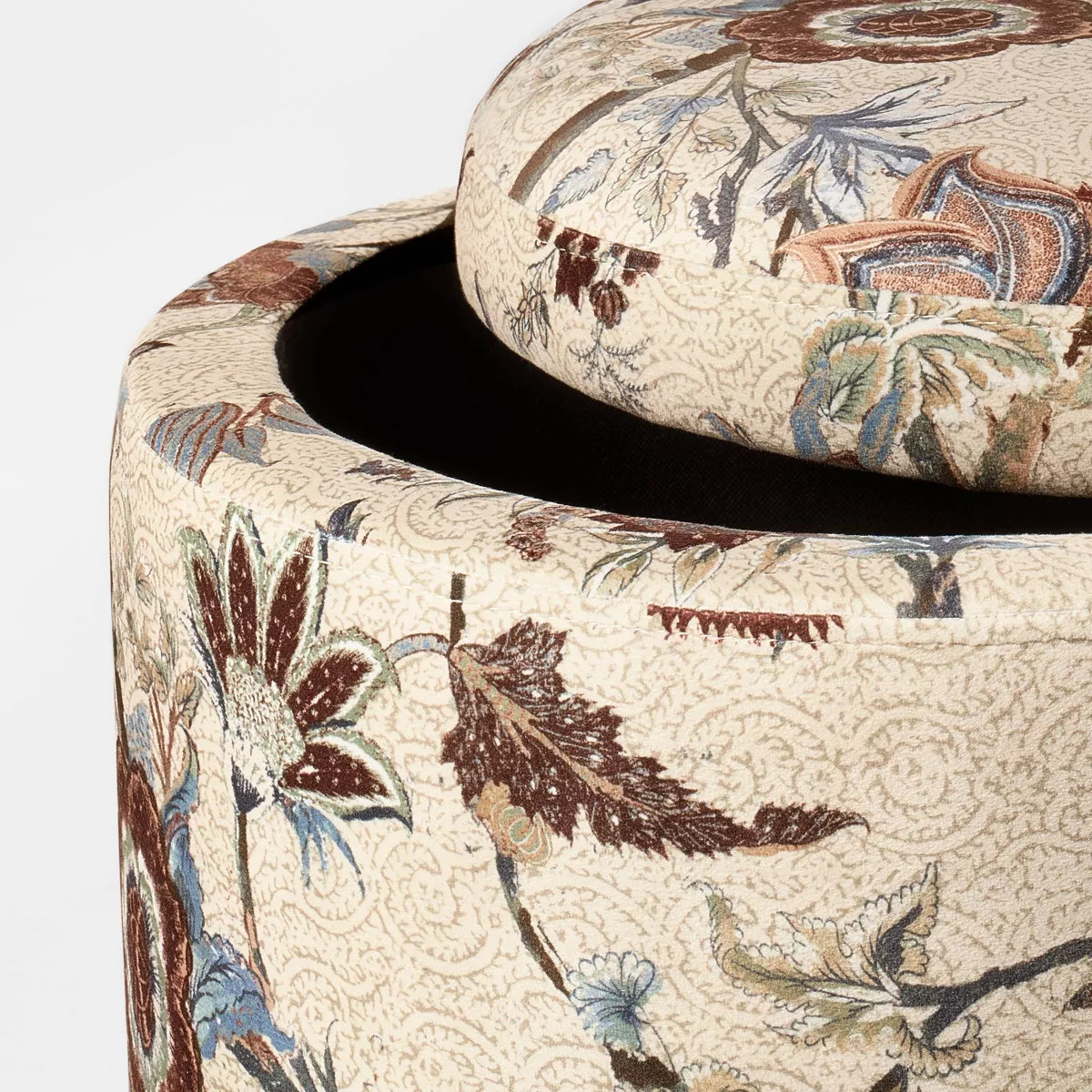 Swivel Storage Ottoman Floral Pattern - Threshold™ designed with Studio McGee | Target