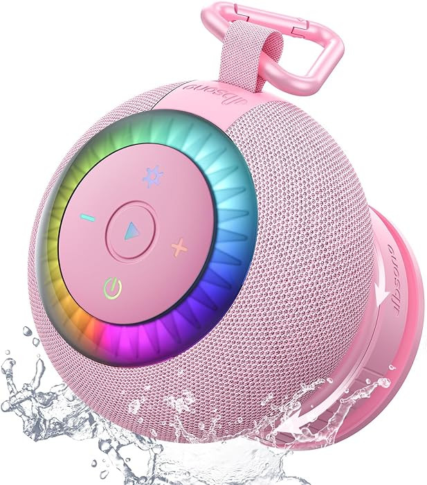 Shower Speaker Bluetooth Waterproof Portable: 360\u00b0 Surround Sound, IPX7 Suction Cup Removabl... | Amazon (US)