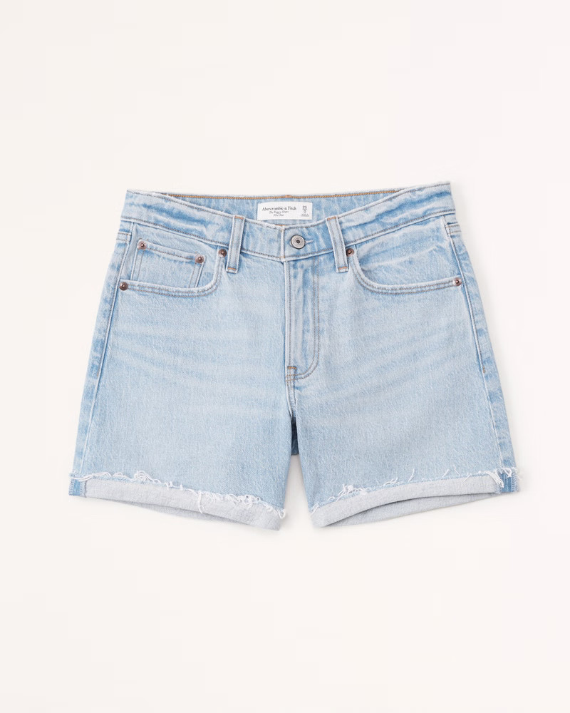 Mid Rise Baggy Short | Abercrombie & Fitch (US)