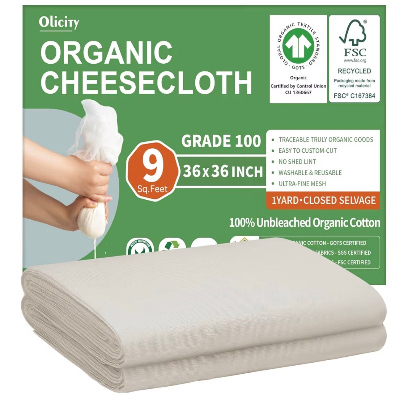 Organic cheese cloth to strain paneer, hung curd and juice! :) easy to use and dry!

#LTKdayinmylife #LTKHome #LTKmomlife