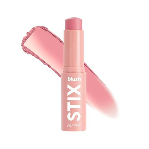 ColourPop Blush Stix - Cream Blush Stick with a Blendable, Hydrating Formula and Natural, Skin-Like Finish - Glowy Summer Makeup for Cheeks, Eyes & Lips - Cool It (0.28 oz) | Amazon (US)