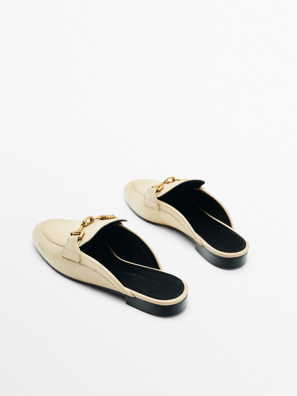 Leather mule loafers | Massimo Dutti (US)