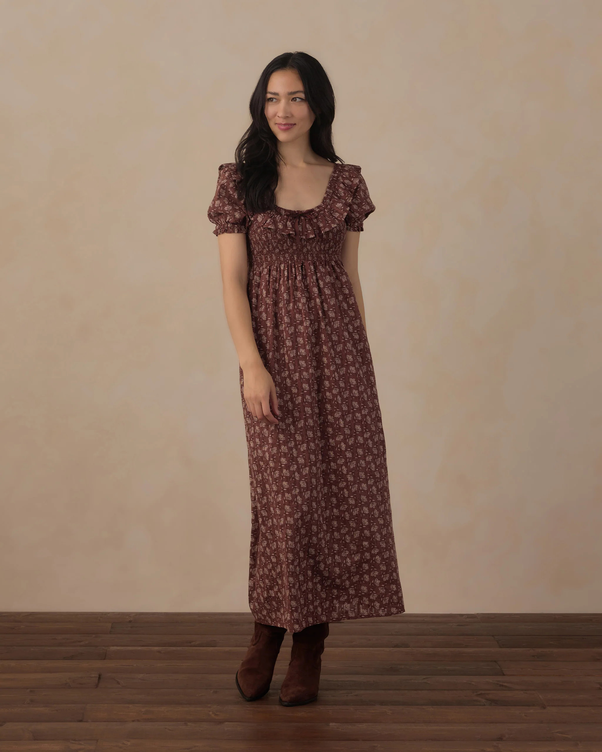 Women's Dillon Maxi Dress Mulberry Iris | Rylee + Cru